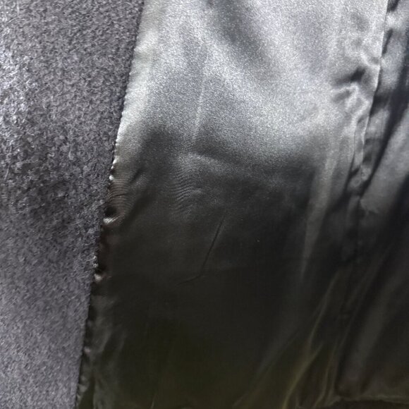 GUESS Blue Wool-Blend Bouclé Coat with Belt, XS - Picture 12 of 12